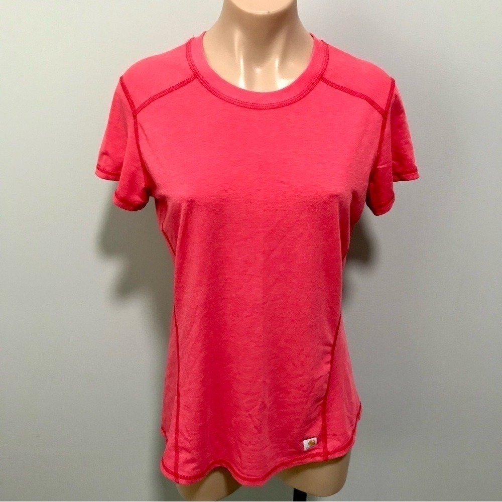 Carhartt Force Hot Pink Red Short Sleeve T-shirt XS 0/2